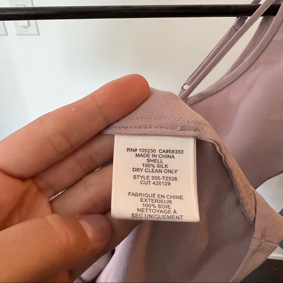 Joie Silk Blouse | Mauve, XS - Picture 7 of 7